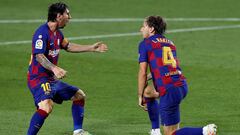 Rakitic salva a el Barça que gana su gol