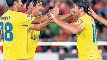 <b>DÚO LETAL. </b>La suma de los goles de Llorente y Cani representa el 75% de los tantos del Villarreal en Liga.