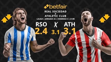 Real Sociedad vs. Athletic Club de Bilbao: horario, dónde ver, pronósticos y clasificación