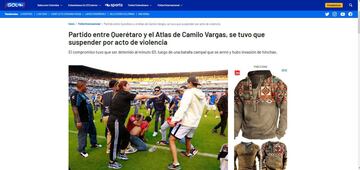 En la sección deportiva de Caracol TV se piublicó de esta manera