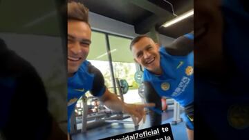 Vidal sorprende a su hijo: ¡saludos de cumpleaños de Lautaro y Alexis!