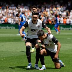 Valencia 3 - 0 Getafe: resumen, goles y resultado