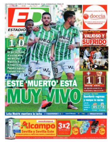 Portadas de la prensa mundial