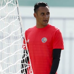 Keylor Navas trabajó al margen del grupo con Costa Rica