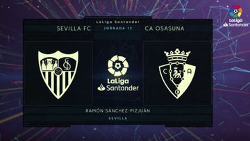 Resumen y goles del Sevilla vs Osasuna de LaLiga Santander