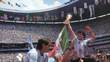 La consagración mundial de Maradona. Le otorgó la segunda corona a Argentina.