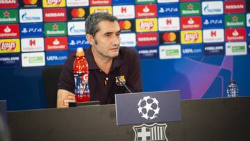 01/10/19 BARCELONA Rueda de Prensa
 VALVERDE previa a partido de Champions contra el Inter
 
  