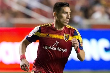 El chapín estuvo un año jugando para Real Salt Lake, fue en 2015, disputó 20 partidos con ellos.