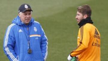 Ramos sigue al margen y Ancelotti llama a William José