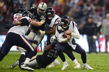 La crónica en imágenes del Texans-Raiders en el Azteca