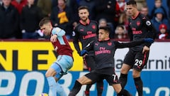 Burnley 0-1 Arsenal: Alexis anotó de penal