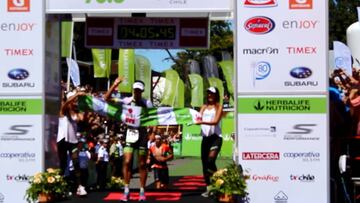 As赤 cruz車 la meta el chileno Felipe Barraza en Puc車n