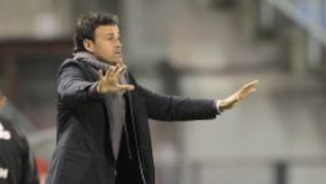 Luis Enrique: "No estoy contento con nada de lo que he visto"