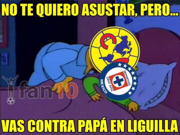 América ganó y Cruz Azul se lleva el bullying de los memes