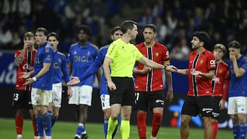 05/12/25 PARTIDO PRIMERA DIVISION JORNADA 15
OVIEDO - MALLORCA
ARBITRO GALECH APETEZGUIA TARJETA ROJA EXPULSION FEDERICO VIÑAS REVISION VAR