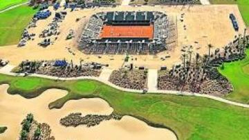 <b>EL ESCENARIO. </b>La pista se construyó sobre un campo de prácticas.