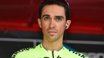 Alberto Contador, en la salida de la pasada Volta a Catalunya.