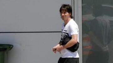 Messi hace tratamiento en el gimnasio para recuperarse cuanto antes