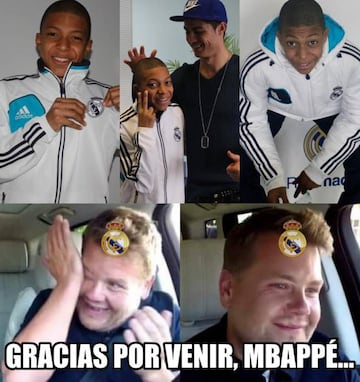 Los mejores memes de la presentación de Mbappé con el Real Madrid