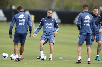 Buenos Aires 03 Octubre 2017
Eliminatorias Rusia 2018
Entrenamiento de la SelecciÃ³n Argentina previo al partido contra Peru, en el Predio Julio H Grondona.
Lionel Messi de Argentina
Foto Ortiz Gustavo 