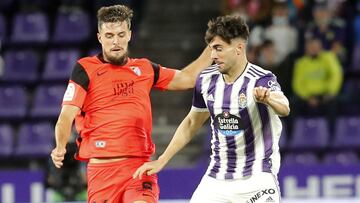 VALLADOLID, 08/10/21. PHOTOGENIC. PARTIDO DE LA LIGA SMARTBANK ENTRE EL REAL VALLADOLID Y EL MALAGA CF.  KIKE