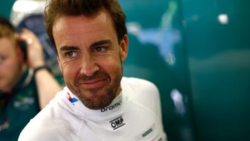 Fernando Alonso (Aston Martin). Sakhir, Bahréin. F1 2024.