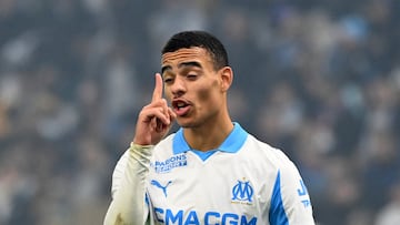 Mason Greenwood con el Marsella.