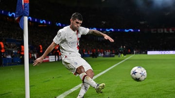 The United States forward hasn't scored in the Champions League yet this season; Milan take on PSG on Tuesday.