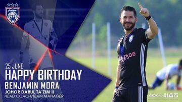 El mexicano nunca recibió la oportunidad de trabajar en un equipo de su país, por lo que el destino lo llevó hasta Malasia, donde es el director técnico del Johor Darul Ta’zmin.