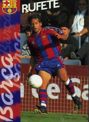 Jugó con el Barcelona la temporada 95/96