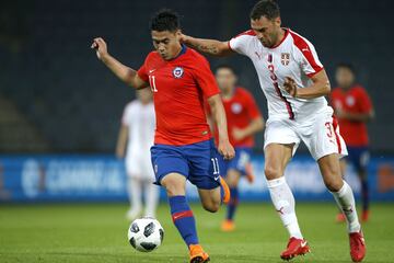 Las mejores imágenes del duelo entre Chile y Serbia en Austria