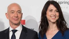 Jeff Bezos y MacKenzie Scott
