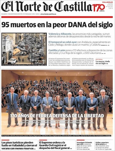“No camináis solos”: la prensa copa sus portadas con la catástrofe de la DANA