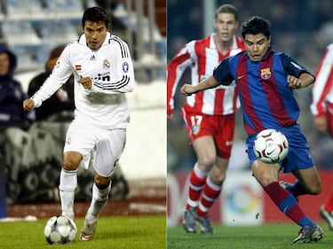 El 'conejo', como se le conoce al argentino Saviola, militó de 2002 a 2006 con el Barcelona y de 2007 a 2009 en el Real Madrid, pero jugó poco en las casi tres temporadas que estuvo con el club blanco.