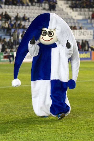 Mascota del Sabadell representa un arlequín