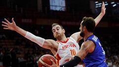 Claver, durante el partido