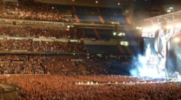 Santiago Bernabéu a reventar para ver a los Stones en 2014