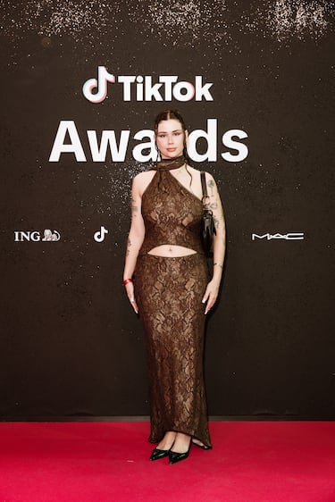 Leto posa en la alfombra roja de los 'Premios TikTok 2025'. 
 
  
 