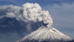 ¿Qué estados pueden registrar caída de ceniza tras emisiones del Popocatépetl?