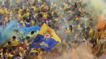 Aficionados de la UD Las Palmas.