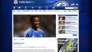 El Chelsea se despide de Etoo: "Te deseamos lo mejor"