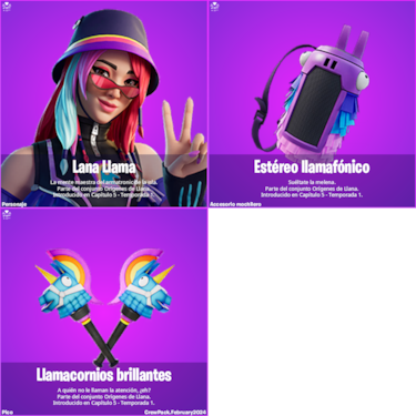 Club de Fortnite de febrero 2024: cómo conseguir la nueva skin Lana Llama