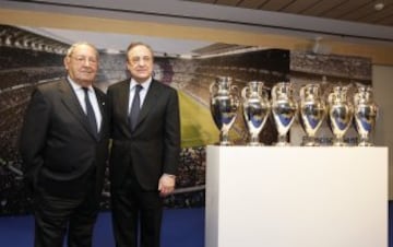 Paco Gento y Florentino Pérez.