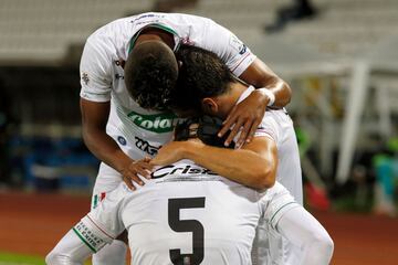 Once Caldas venció 2-0 a Nacional en el Palogrande por la fecha 10 de la Liga BetPlay y es nuevo líder del campeonato.