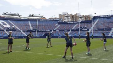 El Ciutat de Valencia ya cambia porterías por palos de rugby
