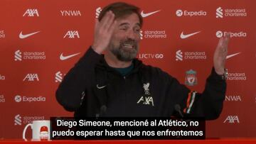 Klopp 'recula' con Simeone