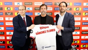 Castro, Quique Flores y Orta.