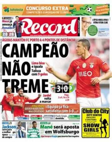 Portadas de la prensa deportiva