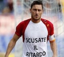 Totti marcó tras 7 meses de sequía: 'Perdonad el retraso'