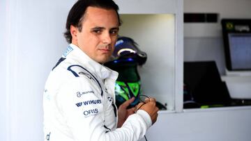 Felipe Massa habló con AS en Singapur.